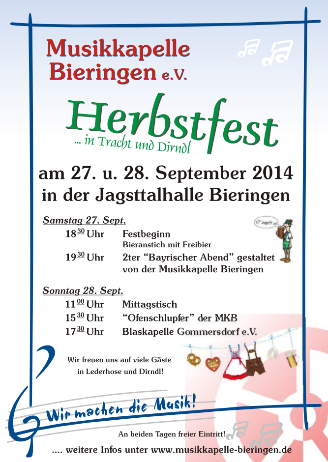 Herbstfest Bieringen 2014