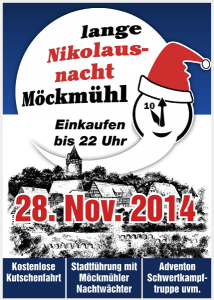 lange Nikolausnacht Möckmühl Flyer