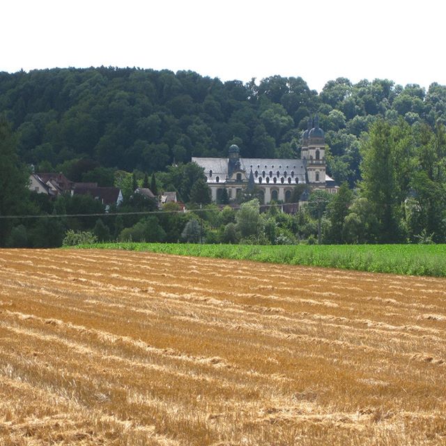Sommertag, Stoppelfeld, Kloster Schöntal #Schöntal 'Kloster Schöntal